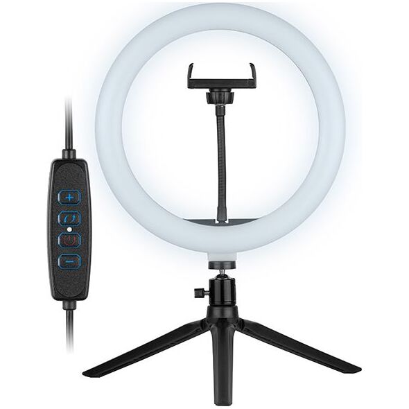 Lampa pierścieniowa Tracer Ring 26cm z mini statywem (TRAOSW46747)