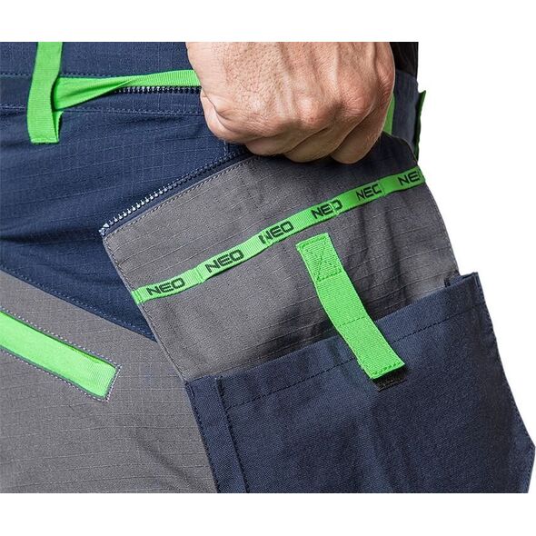 Neo Spodnie robocze PREMIUM, 100% bawełna, ripstop, rozmiar M