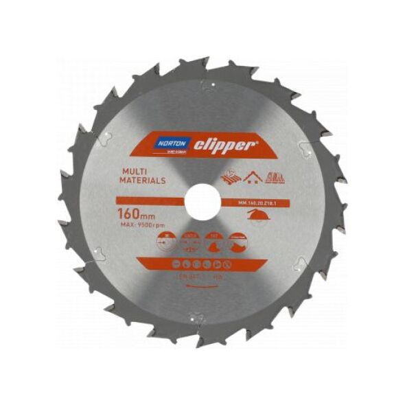 Norton Clipper NORTON PIŁA TARCZOWA 190mm x 30mm x 20z MULTI MATERIALS DEMOLITION (3,0/2,0) N70184608129