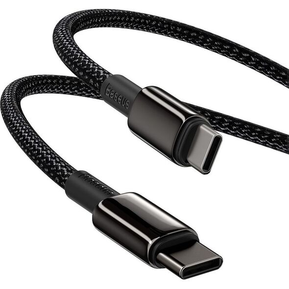 Kabel USB Baseus USB-C - USB-C 2 m Czarny (CATWJ-A01)