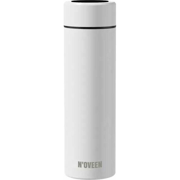 Noveen Butelka termiczna NOVEEN LED 480 ml TB2311 White Mat
