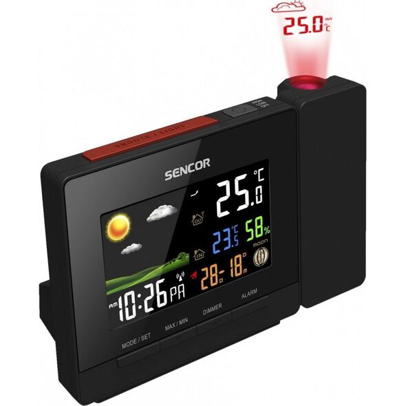 Stacja pogodowa Sencor z projektorem SWS 5400