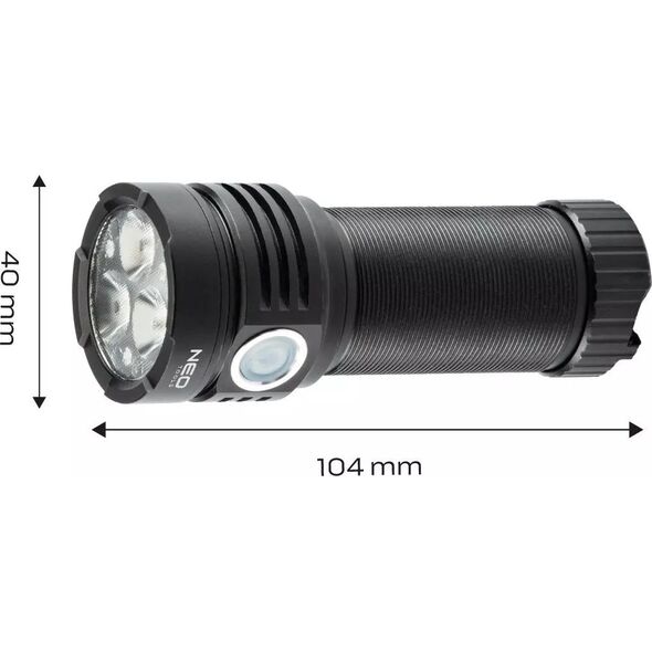 Latarka Neo akumulatorowa na USB, 3300 lm OSRAM P9 LED (99-037)