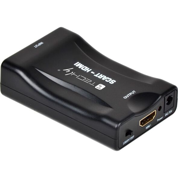 Adapter AV Techly Scart - HDMI czarny (IDATA SCART-HDMI3)