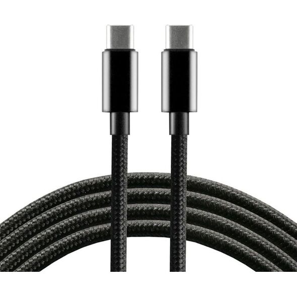 Kabel USB EverActive USB-C - USB-C 1 m Czarny (CBB-1PD3)