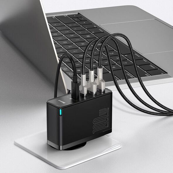 Ładowarka Baseus GaN2 Pro 2x USB-A 2x USB-C 3 A (BSU2726BLK)