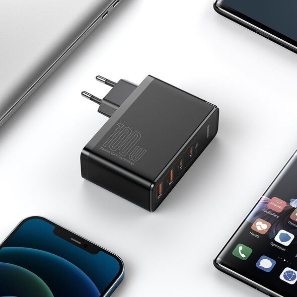 Ładowarka Baseus GaN2 Pro 2x USB-A 2x USB-C 3 A (BSU2726BLK)