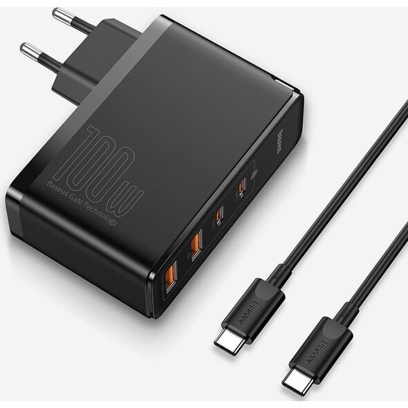 Ładowarka Baseus GaN2 Pro 2x USB-A 2x USB-C 3 A (BSU2726BLK)