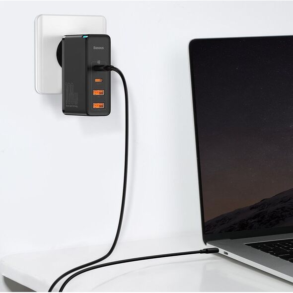 Ładowarka Baseus GaN2 Pro 2x USB-A 2x USB-C 3 A (BSU2726BLK)