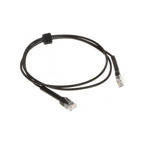 Ubiquiti UBNT UniFi Ethernet Patch Kabel [1m, Cat6, UTP, licna, černý]