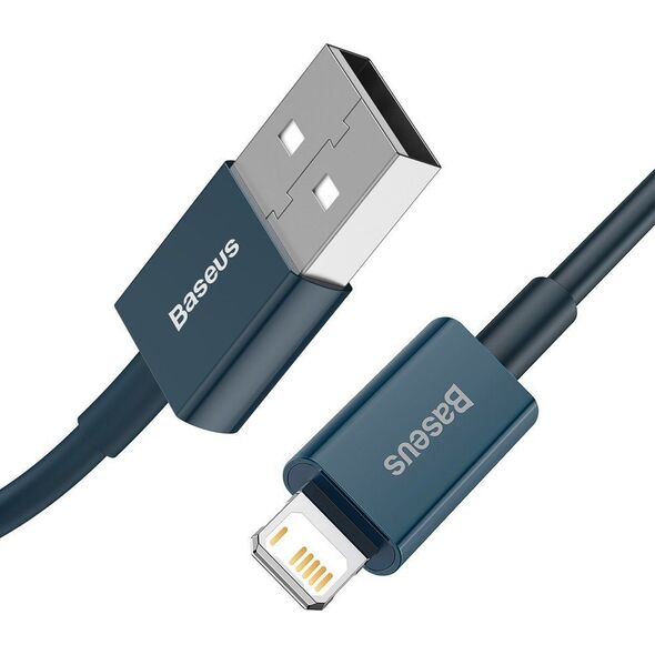 Kabel USB Baseus USB-A - Lightning 1 m Niebieski (CALYS-A03)