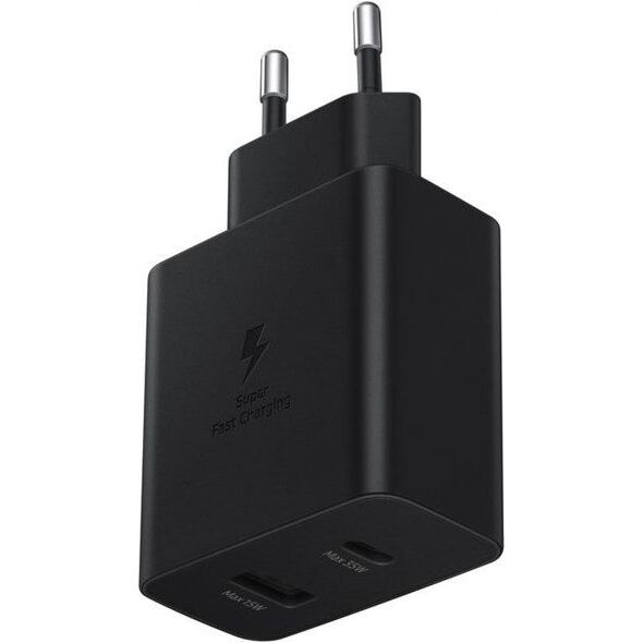 Ładowarka Samsung EP-TA220NBEGEU 1x USB-A 1x USB-C 3 A (EP-TA220NBEGEU)