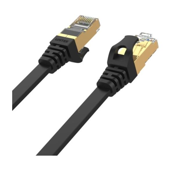 Unitek RJ45, kat. 7, SSTP, 2m, czarny (C1897BK-2M)