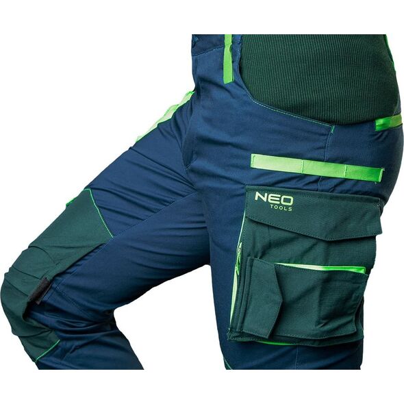 Neo Spodnie robocze PREMIUM, 62% bawełna, 35% poliester, 3% elastan, rozmiar XXXL