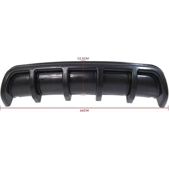 MTuning_F Uniwersalny dyfuzor tylnego zderzaka Black 66 cm