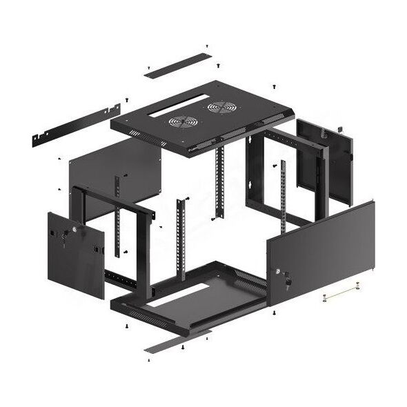 Szafa Lanberg Wisząca 19" 6U (WF01-6406-00B)
