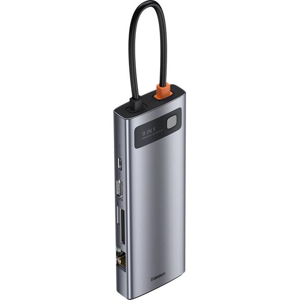 HUB USB Baseus 1x RJ-45 1x SD 1x microSD  + 3x USB-A 3.2 Gen1 (CAHUB-CU0G)