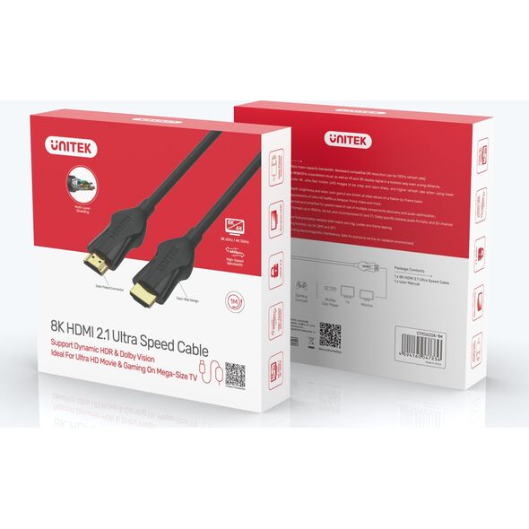 Kabel Unitek HDMI - HDMI 2m czarny (C11060BK-2M)