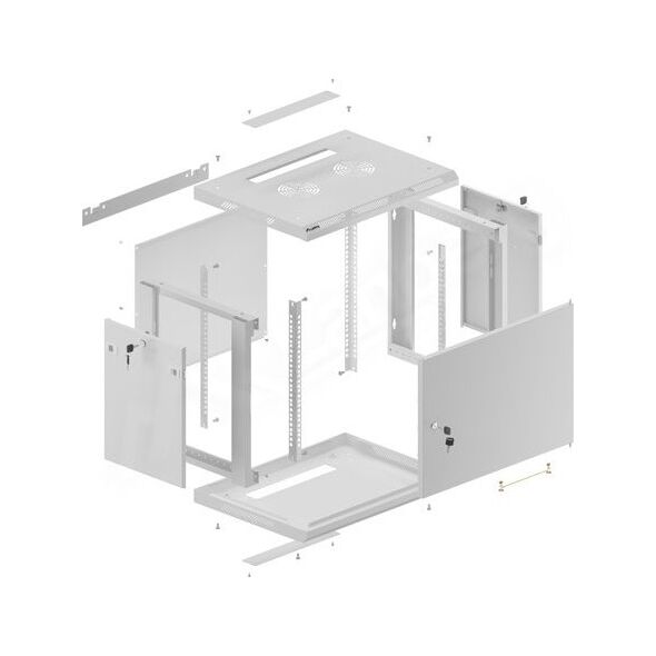 Szafa Lanberg Wisząca 19" 9U (WF01-6409-00S)