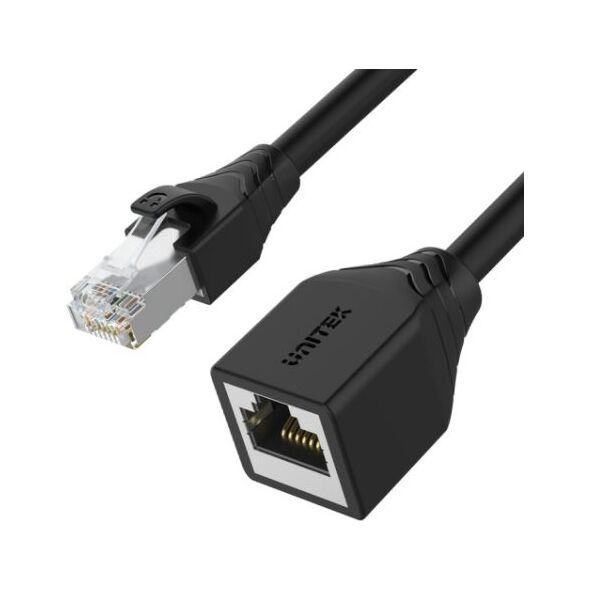 Unitek RJ-45 M-F kat.6 STP 0.5m (C1896BK-0.5M)
