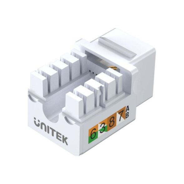 Unitek Moduł keystone port RJ-45 kat.6 UTP (T012A)
