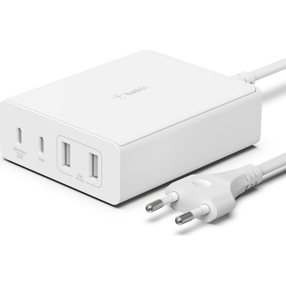 Ładowarka Belkin 2x USB-A 2x USB-C  (WCH010VFWH)