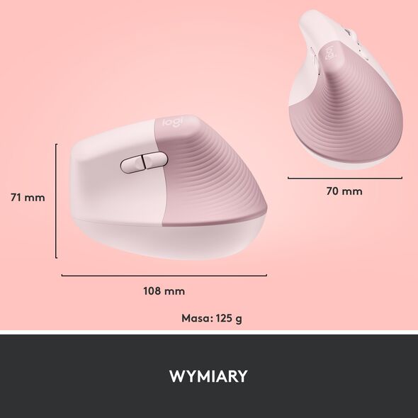 Mysz Logitech Lift Rose (910-006478)