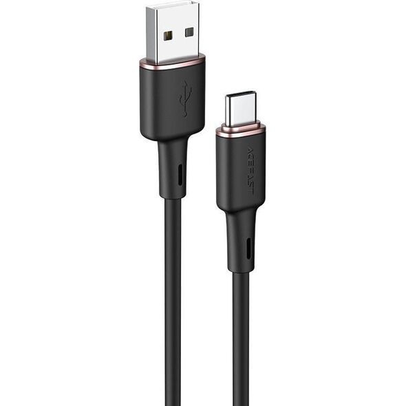 Kabel USB Acefast USB-A - USB-C 1.2 m Czarny (6974316280767)