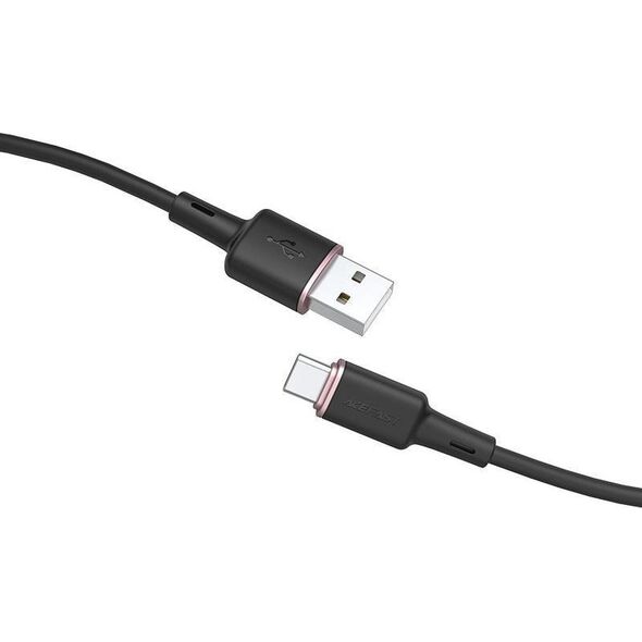 Kabel USB Acefast USB-A - USB-C 1.2 m Czarny (6974316280767)