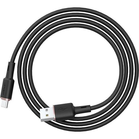 Kabel USB Acefast USB-A - USB-C 1.2 m Czarny (6974316280767)