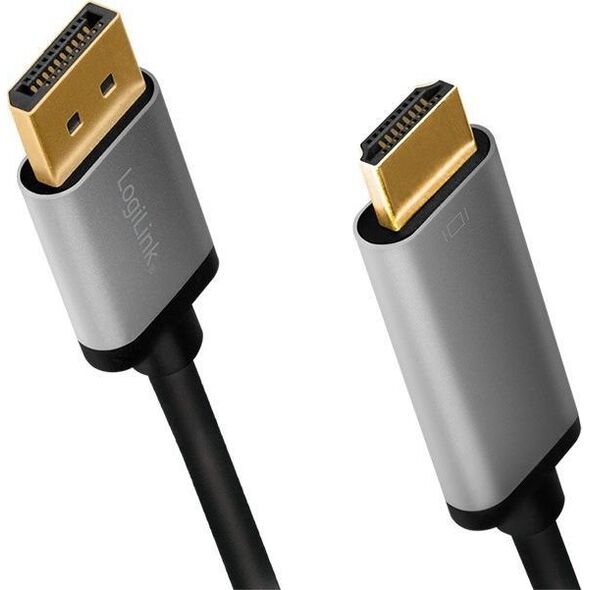 Kabel LogiLink DisplayPort - HDMI 2m czarny (1_812820)