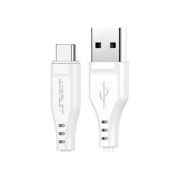 Kabel USB Acefast USB-A - USB-C 1.2 m Biały (6974316280873)