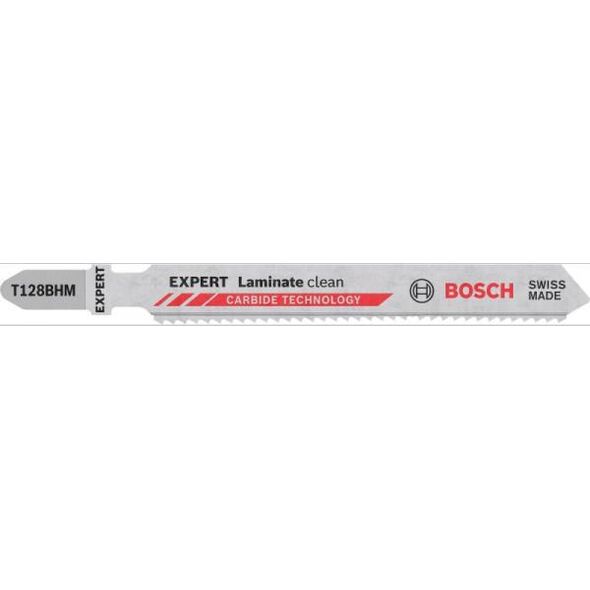 Bosch Brzeszczoty do wyrzynarek EXPERT Laminate Clean T128BHM 3 szt.
