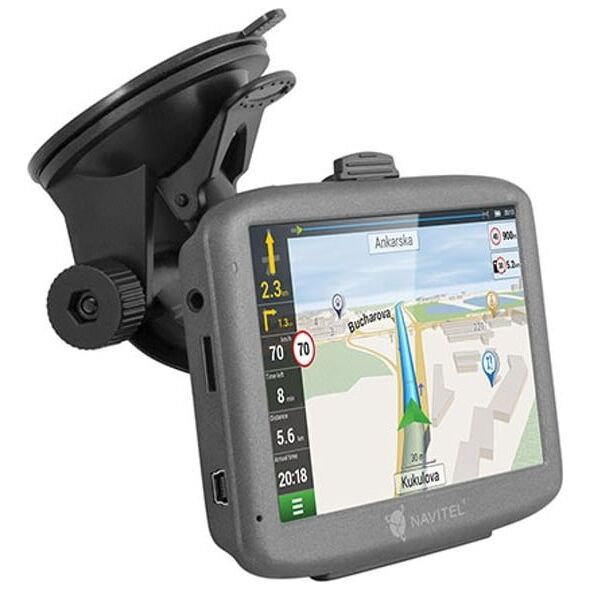 Nawigacja GPS Navitel E501 - system nawigacji, 5", TFT, Ekran dotykowy, Szary