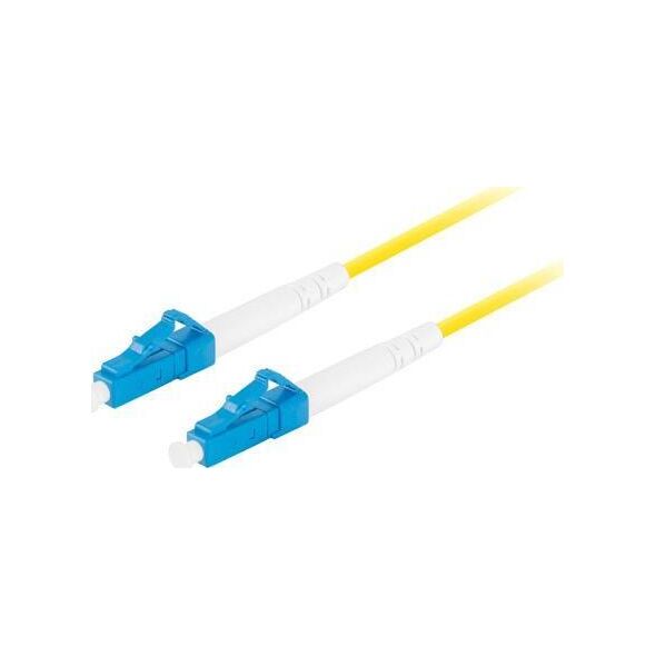 Lanberg PATCHCORD ŚWIATŁOWODOWY SM LC/UPC-LC/UPC SIMPLEX 3.0MM LSZH G657A1 5M ŻÓŁTY LANBERG