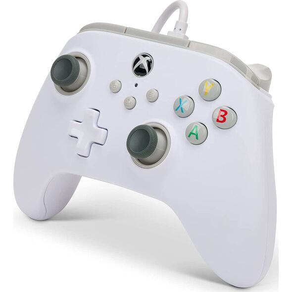 Pad PowerA przewodowy Xbox Series PC biały (1519365-01)