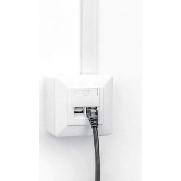 Intellinet Network Solutions Intellinet Gniazdo sieciowe podtynkowe 2x RJ45 Cat6 10G, STP, białe