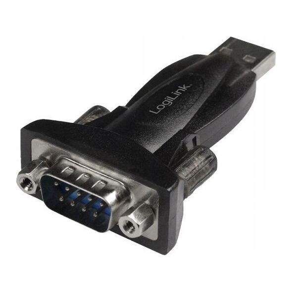 Adapter USB LogiLink USB - RS-232 Czarny  (AU0002F)