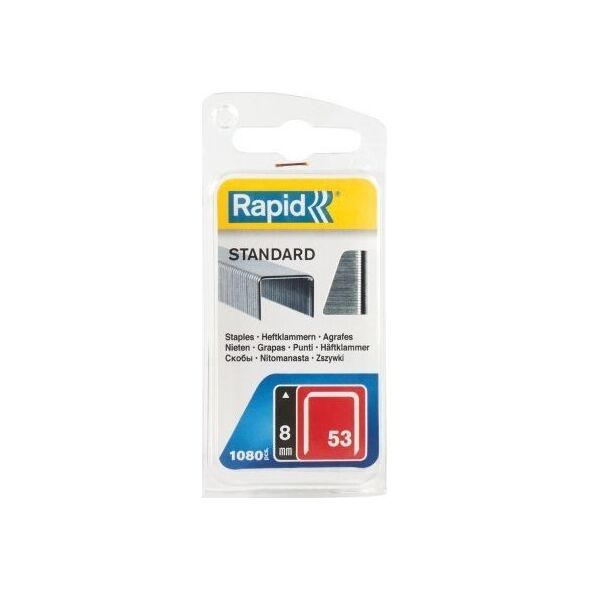 Rapid Zszywki Rapid z drutu cienkiego nr 53 (8 mm) - 1060 szt.