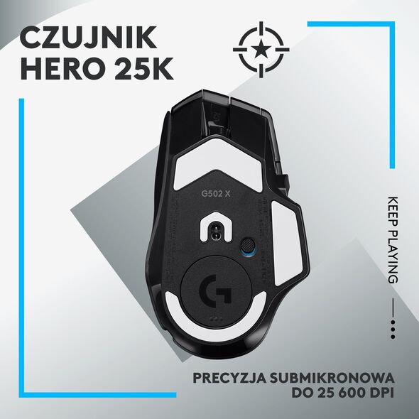 Mysz Logitech G502 X Lightspeed  (910-006180)