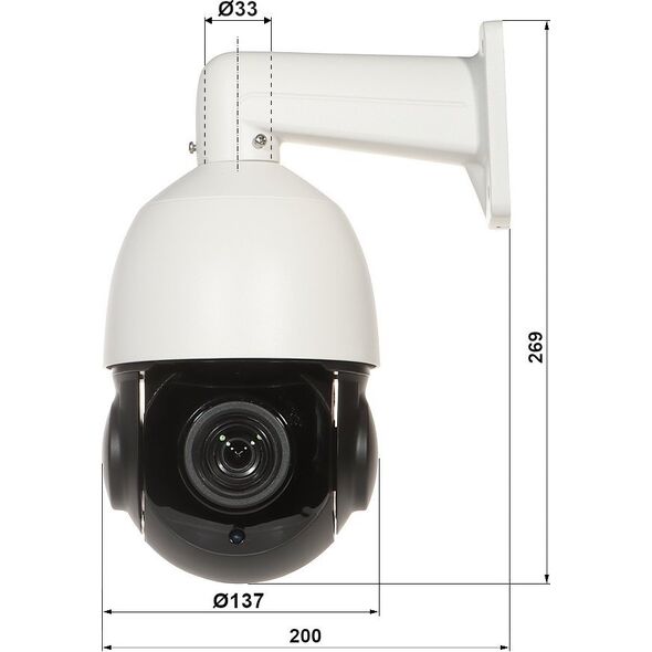 Kamera IP Omega KAMERA IP SZYBKOOBROTOWA ZEWNĘTRZNA OMEGA-23P18-8 - 1080p 5.35&nbsp|... 96.3&nbsp|mm