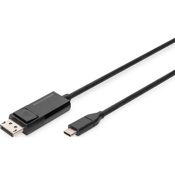 Kabel USB Digitus USB-C - DisplayPort 2 m Czarny (AK-300334-020-S)
