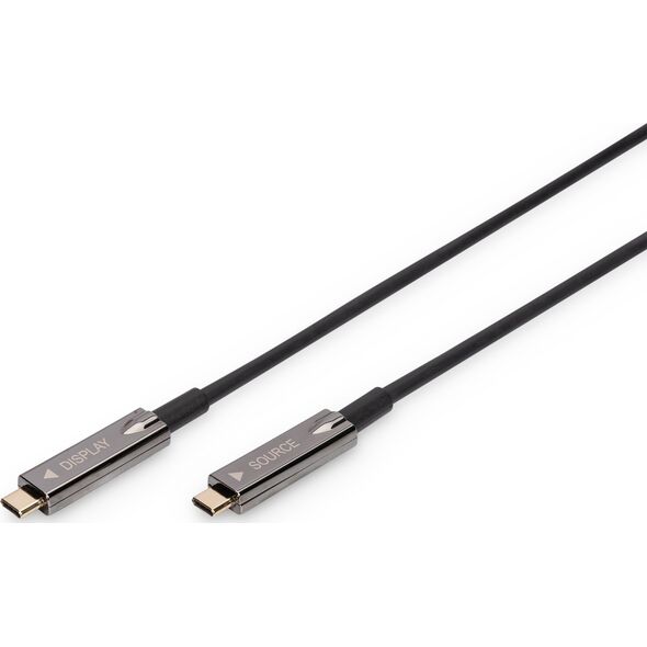 Kabel USB Digitus USB-C - USB-C 15 m Czarny (AK-330160-150-S)