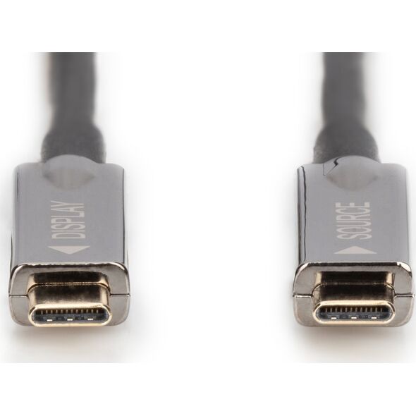 Kabel USB Digitus USB-C - USB-C 15 m Czarny (AK-330160-150-S)