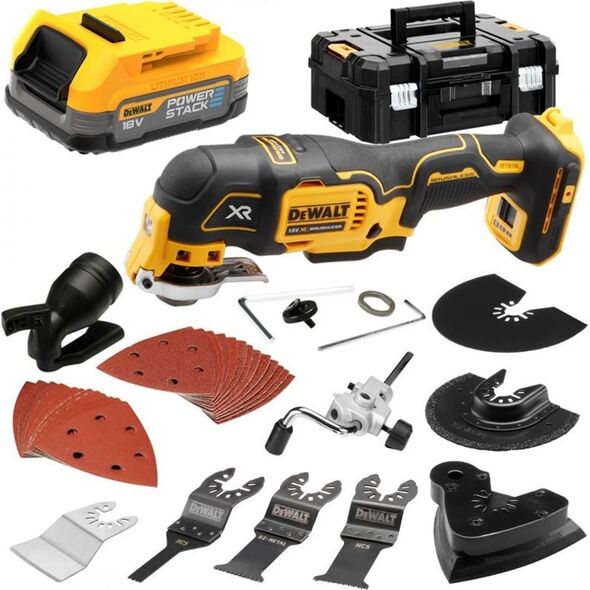 Dewalt Narzędzie wielofunkcyjne Powerstack 18V 1x1,7Ah DCS356E1T