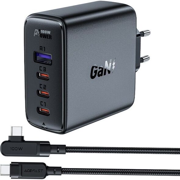 Ładowarka Acefast A37 1x USB-A 3x USB-C 3 A (187764125)