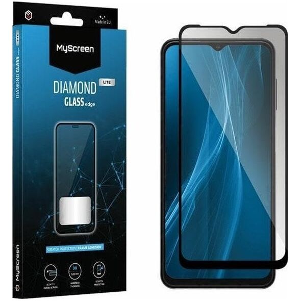 MyScreen Protector Huawei Nova Y61 - Szkło hartowane na lekko zaokrąglone ekrany DIAMOND GLASS LITE edge FULL GLUE