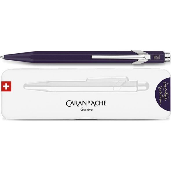 Caran d`Arche Długopis 849 Dark Purple CARAN D'ACHE, w pudełku, fioletowy