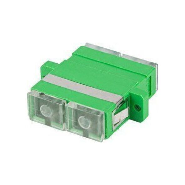 Lanberg Adapter światłowodowy SM SC/APC duplex zaślepka przezroczysta 20 sztuk