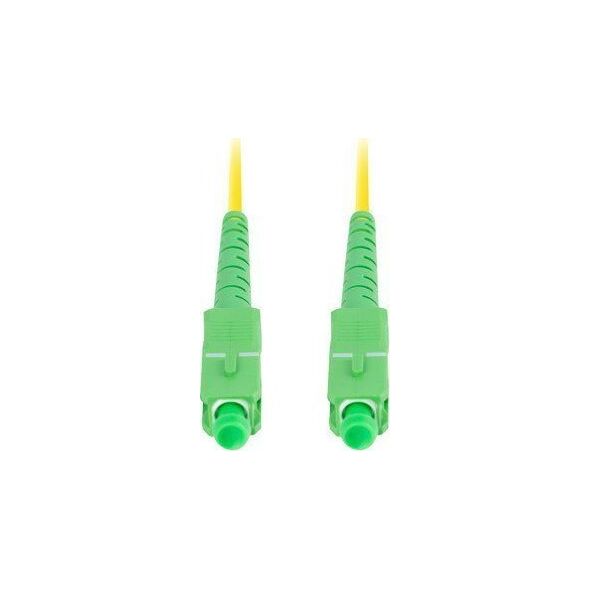 Lanberg Patchcord światłowodowy SM SC/APC-SC/APC SIMPLEX 3.0MM LSZH G657A1 1m żółty